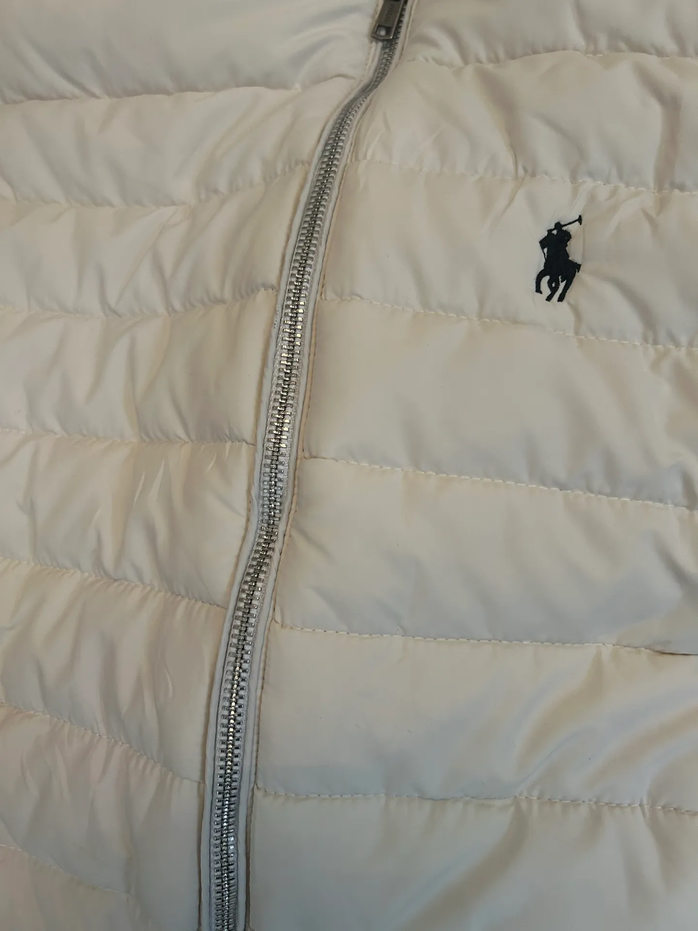 P270 Polo Ralph Lauren FW24 solid color logo embroidered zipper loose vest Color: pure white Size: M-XXL M-75-90kg L-90-105kg XL-105-120kg 2XL-120-135kg
